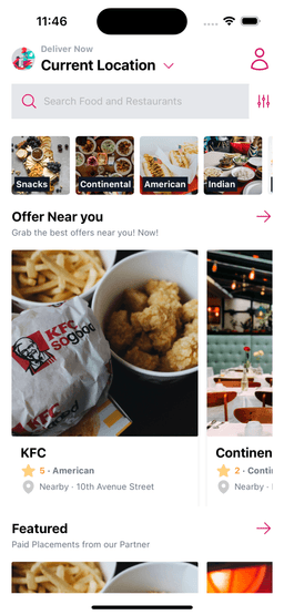 FoodPanda Clone