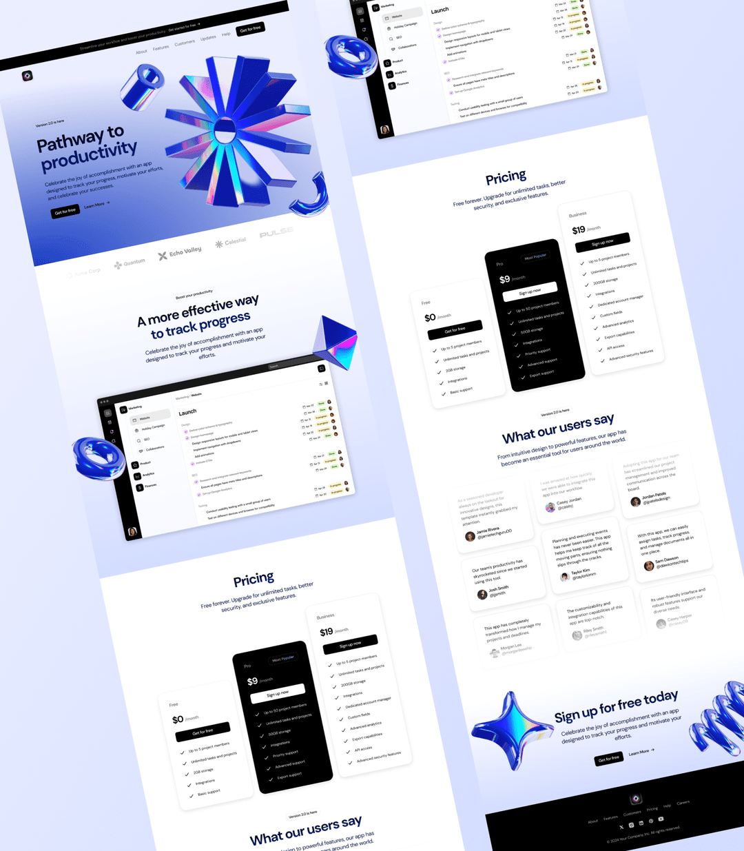 SaaS Landing Page